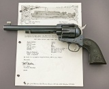 Rare Colt Single Action Army Frontier Six Shooter Flattop Target Revolver