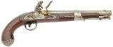 U.S. Model 1819 Flintlock Pistol by Simeon North