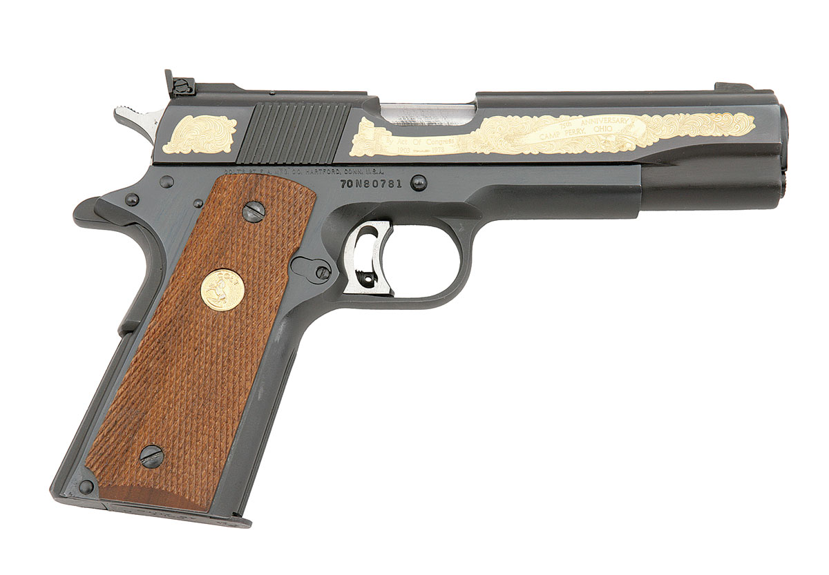 Colt Series 70 1911 National Match Gold Cup .38 MR .38 Special Mid- Range &  Box - 1970's