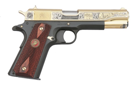 Custom Colt Government Model Leatherneck Edition Pistol