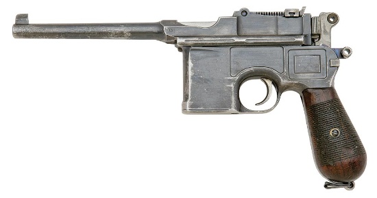 German C96 9mm Export Semi-Auto Pistol by Mauser Oberndorf