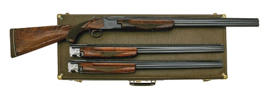 Winchester Model 101 Over Under Shotgun Three Gauge Skeet Set