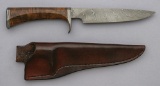 Damascus Hunting Knife by Hudson
