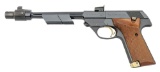 High Standard Model 102 Supermatic Trophy Semi-Auto Pistol with Factory Replacement Military Frame