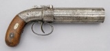 Early Allen & Thurber Transitional Dragoon Size Pepperbox Pistol