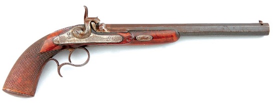 Dutch Percussion Target Pistol by Beaumont
