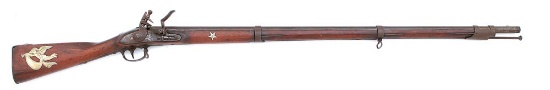 U.S. Model 1816 Harpers Ferry Flintlock Musket with Patriotic Decoration