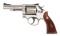Scarce Nickel Smith & Wesson K-22 Combat Masterpiece Hand Ejector Revolver