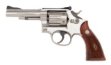 Scarce Nickel Smith & Wesson K-22 Combat Masterpiece Hand Ejector Revolver