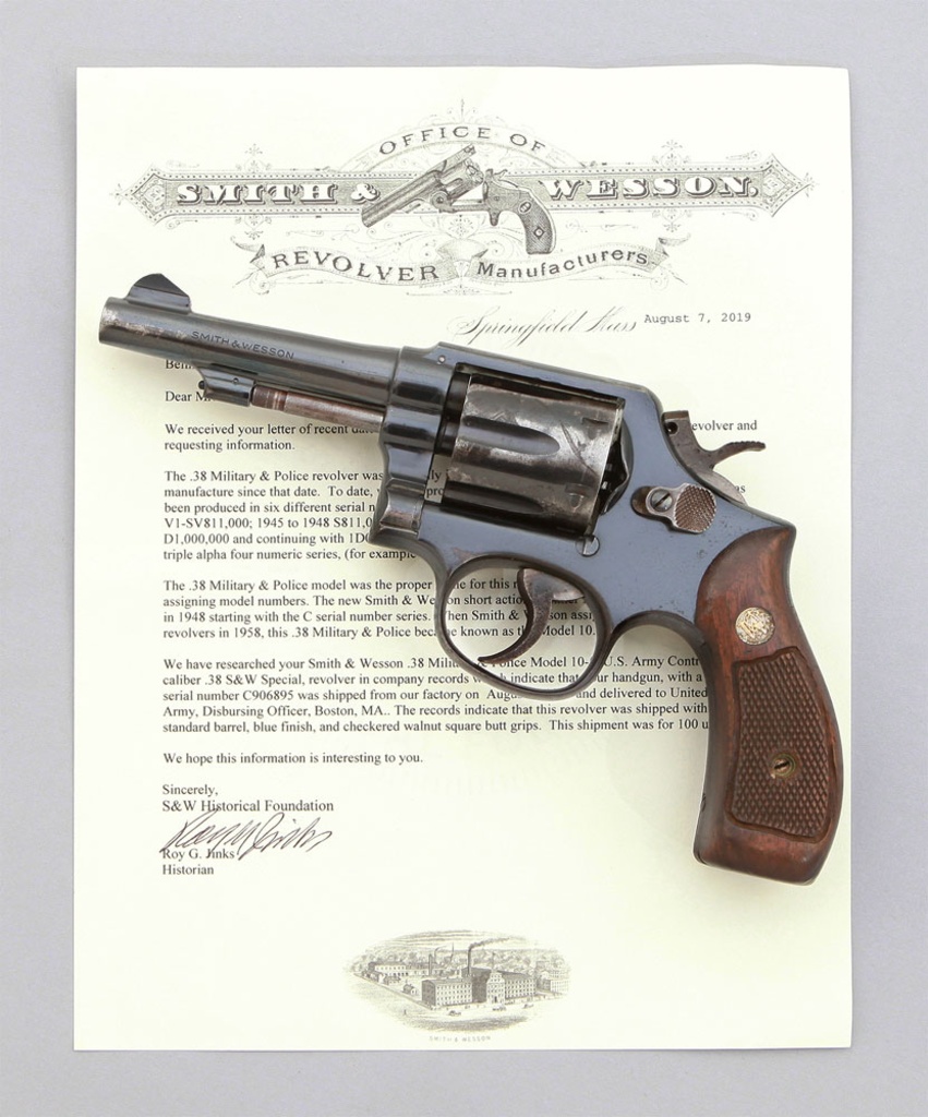 smith and wesson model 10-5 38 special serial numbers