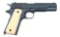 Engraved Colt Model 1911 Semi-Auto Pistol by Martin Rabeno
