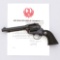 Ruger Old Model Single Six Flat Gate Revolver, Gift From Bill Ruger
