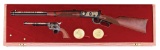 Cased Winchester & Colt Two Gun Carbine & Revolver Commemorative Set