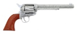 Engraved Colt Single Action Army Revolver