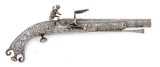 Scottish All Metal Flintlock Pistol by Thomas Caddell