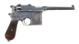 German C96 Semi-Auto Pistol with Singapore Retailer Markings
