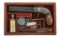 Excellent Cased Allen's Patent Dragoon Size Pepperbox Retailed by J.G. Bolen of New York