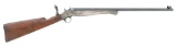Interesting Engraved Remington No. 4 Rolling Block Rifle with Heavy Silver-Plated Brass Forend