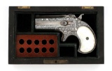 Engraved and Cased Remington Double Deringer