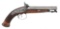 British Double Barrel Percussion Pistol by Charltons
