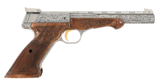 Rare and Consecutively Numbered Browning Collectors Association Medalist Renaissance Pistol