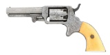 Engraved Bliss & Goodyear Pocket Model Percussion Revolver