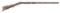 Unmarked Percussion Mule Ear Halfstock Sporting Rifle