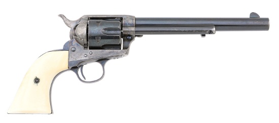 Colt Single Action Army Revolver With Inscription to Cowboy Trick Shooter LF Foster