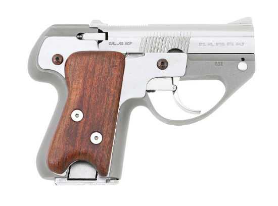 Scarce American Derringer Corporation Semmerling LM-4 Slide Action Pistol