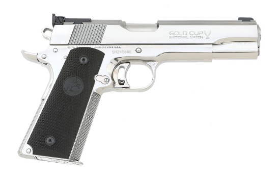 Colt Ultimate Bright Stainless Gold Cup National Match Semi-Auto Pistol