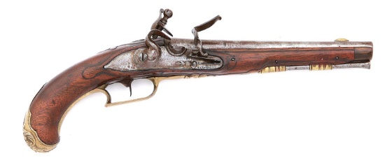 German Flintlock Belt Pistol by Johann Jacob Humburg