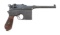 German C96 M30 Semi-Auto Pistol by Mauser Oberndorf