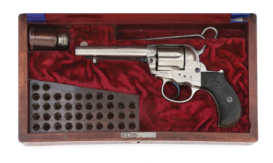 Very Fine Colt Model 1877 Thunderer Double Action Revolver with Hartley & Graham Presentation Case