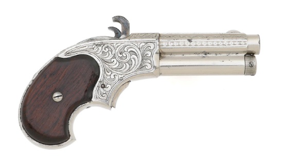 Very Fine Engraved Remington Rider Magazine Pistol