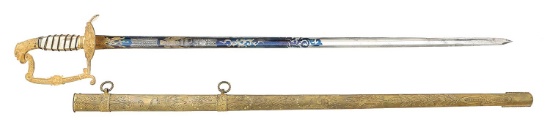Superb Philadelphia Eaglehead Artillery Officer's Sword by F.W. Widmann