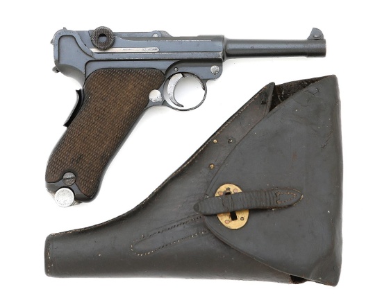 Dutch Model 1906 Luger Pistol by DWM