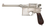 Rare Mexican Contract C96 Conehammer Semi-Auto Pistol by Mauser Oberndorf