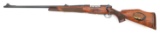 Wonderful Weatherby Crown Custom Mark V Left Hand Bolt Action Rifle with Elephant Inlays