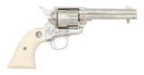 Lovely Colt Factory Engraved 150th Anniversary Sampler Frontier Six Shooter Revolver