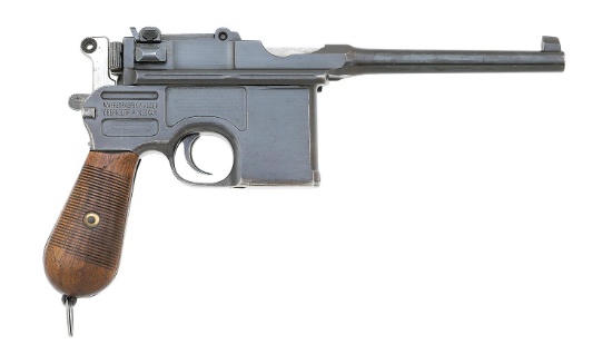 German C96 Semi-Auto Pistol by Mauser Oberndorf