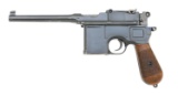 German C96 Semi-Auto Pistol by Mauser Oberndorf