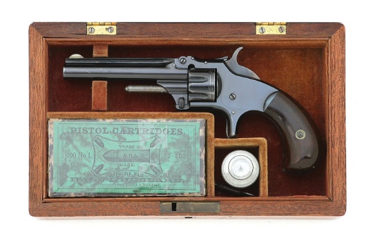 Fine Cased Smith & Wesson No. 1 Third Issue Revolver