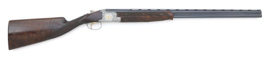 Exceptional Jean Diet Engraved Fabrique Nationale' B25 Superposed Over Under Shotgun