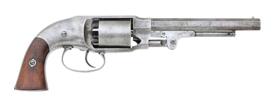 Scarce U.S. Pettengill Double Action Percussion Revolver