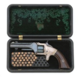 Nice Smith & Wesson No. 1 First Issue Revolver with Gutta Percha Case