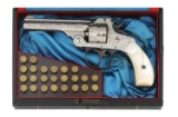 Very Fine Hartley & Graham-Cased Engraved Smith & Wesson 32 Double Action Revolver