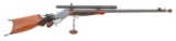 Superb Stevens No. 49 Ideal Walnut Hill Muzzle-Loading Rifle With Schoyen Barrel & Cummins Scope