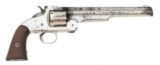 Rare U.S. Smith & Wesson First Model American Revolver in Nickel