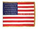 Fine 3rd Georgia Infantry Unit Marked Spanish-American War-Era Flag