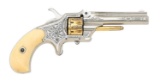 Fine Engraved & Gold-Washed Deringer Pocket Revolver Likely Made for the Philadelphia Centennial